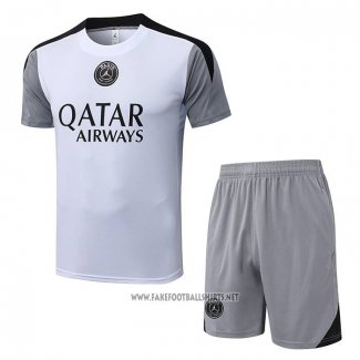 Tracksuit Paris Saint-Germain Short Sleeve 2026-2027 White - Shorts