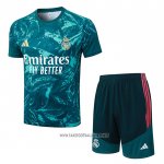 Tracksuit Real Madrid Short Sleeve 2026-2027 Green - Shorts