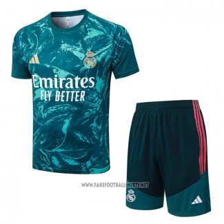 Tracksuit Real Madrid Short Sleeve 2026-2027 Green - Shorts