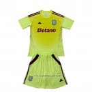 Aston Villa Goalkeeper Shirt Kid 2025-2026 Yellow