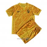 France Goalkeeper Shirt Kid 2024 Yellow