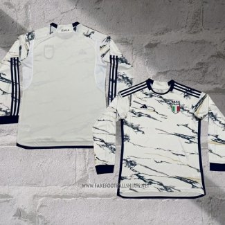 Italy Away Shirt Long Sleeve 2023-2024