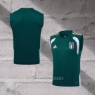 Italy Training Shirt Without Sleeves 2025-2026 Green