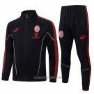 Jacket Tracksuit AC Milan Kid 2025-2026 Black