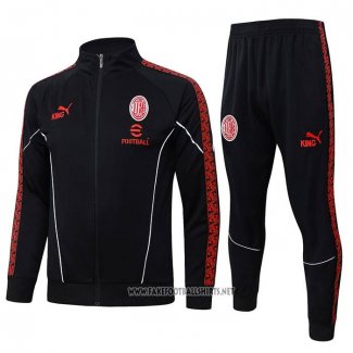 Jacket Tracksuit AC Milan Kid 2025-2026 Black