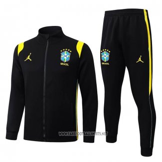 Jacket Tracksuit Brazil 2026-2027 Yellow Black