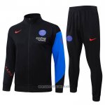 Jacket Tracksuit Paris Saint-Germain 2025-2026 Black Blue
