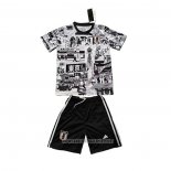 Japan Anime Shirt Kid 2024-2025 Grey