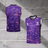 Juventus Training Shirt Without Sleeves 2023-2024 Purpura