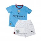 Manchester City Home Shirt Kid 2022-2023
