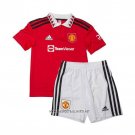 Manchester United Home Shirt Kid 2022-2023
