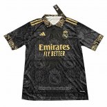 Real Madrid Dragon Shirt 2024-2025 Black Gold Thailand