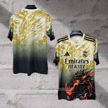 Real Madrid Dragon Shirt 2025-2026 Yellow Thailand