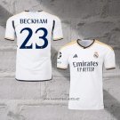 Real Madrid Player Beckham Home Shirt 2023-2024