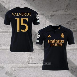 Real Madrid Player Valverde Third Shirt 2023-2024