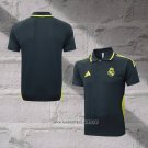 Real Madrid Shirt Polo 2025-2026 Grey Oscuro