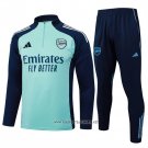 Sweatshirt Tracksuit Arsenal Kid 2025-2026 Green
