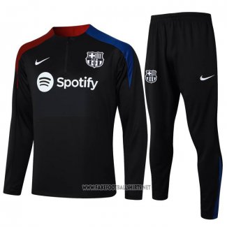 Sweatshirt Tracksuit Barcelona 2024-2025 Black