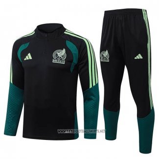 Sweatshirt Tracksuit Mexico Kid 2026-2027 Black