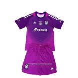 Tigres UANL Goalkeeper Shirt Kid 2025-2026 Purpura