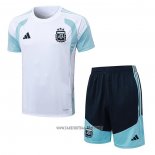 Tracksuit Argentina Short Sleeve 2025-2026 White - Shorts
