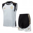 Tracksuit Flamengo Without Sleeves 2025-2026 Cream