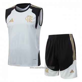 Tracksuit Flamengo Without Sleeves 2025-2026 Cream
