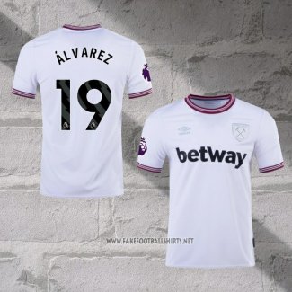 West Ham Player Alvarez Away Shirt 2023-2024