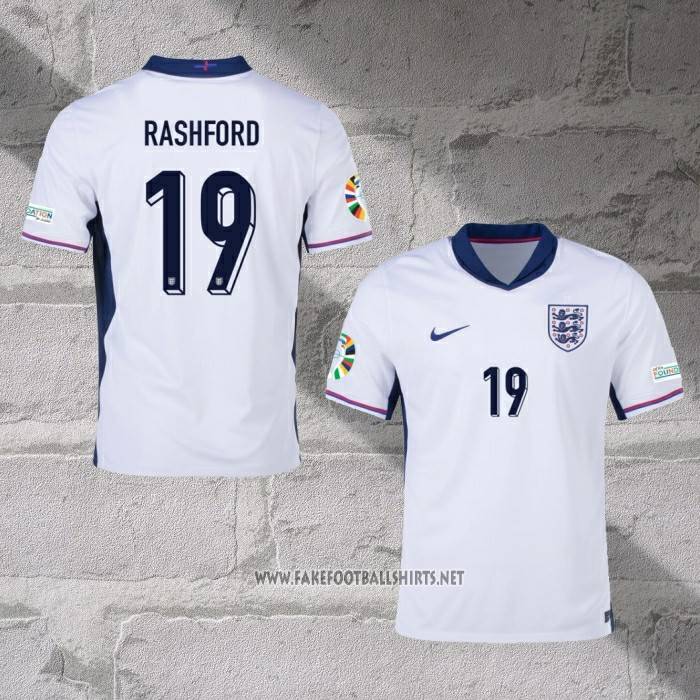 Buy England Player Rashford Home Shirt 2024 at fakefootballshirts.net